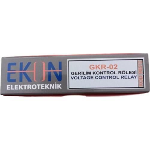 Ekon GKR 02 Gerilim Koruma Rölesi TrifazeEkon GKR 02 Gerilim Koruma Rölesi TrifazeZaman Saatleri ve SensörlerEKON98512-20732