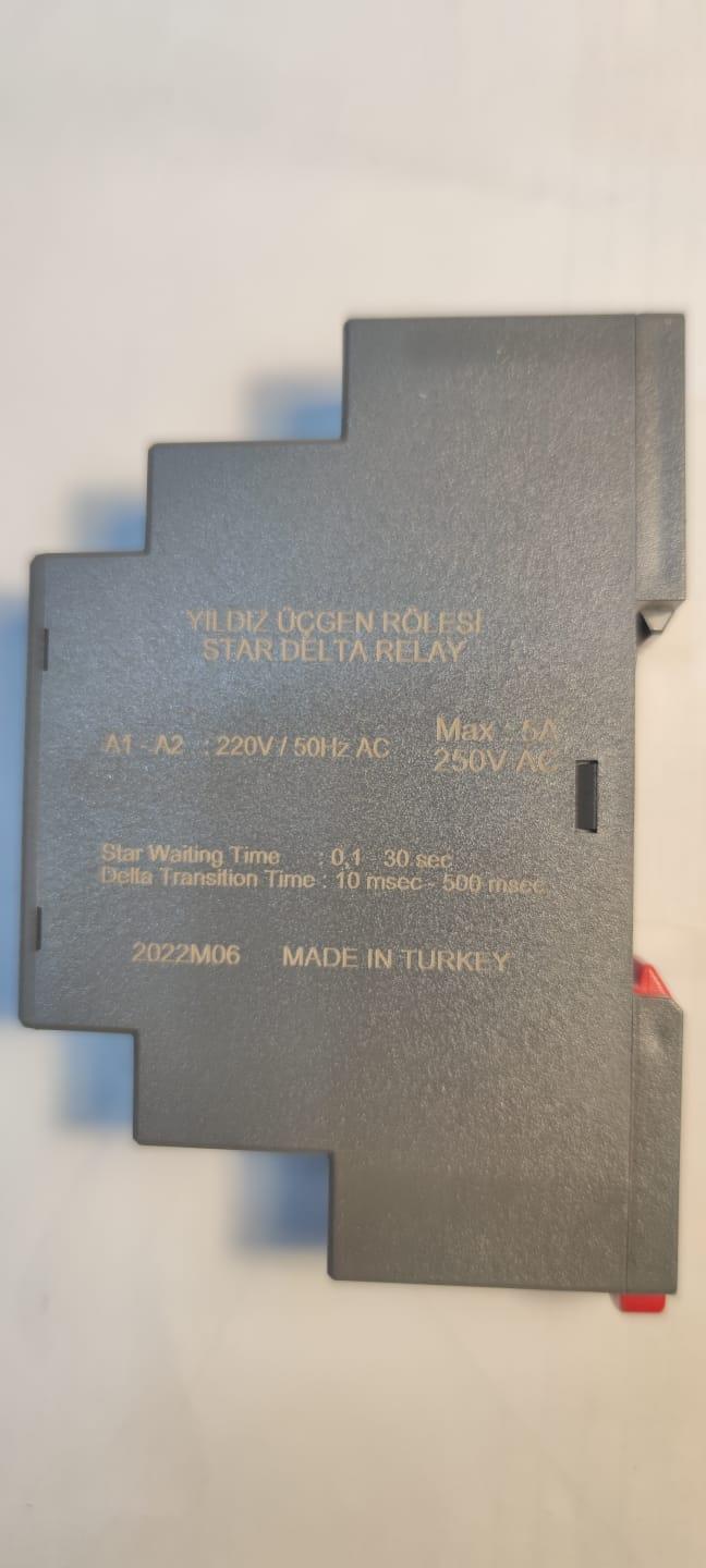 Ekon Yıldız Üçgen Zaman Rölesi  Ray TipiEkon Yıldız Üçgen Zaman Rölesi  Ray TipiZaman Saatleri ve SensörlerEKON98530-20734