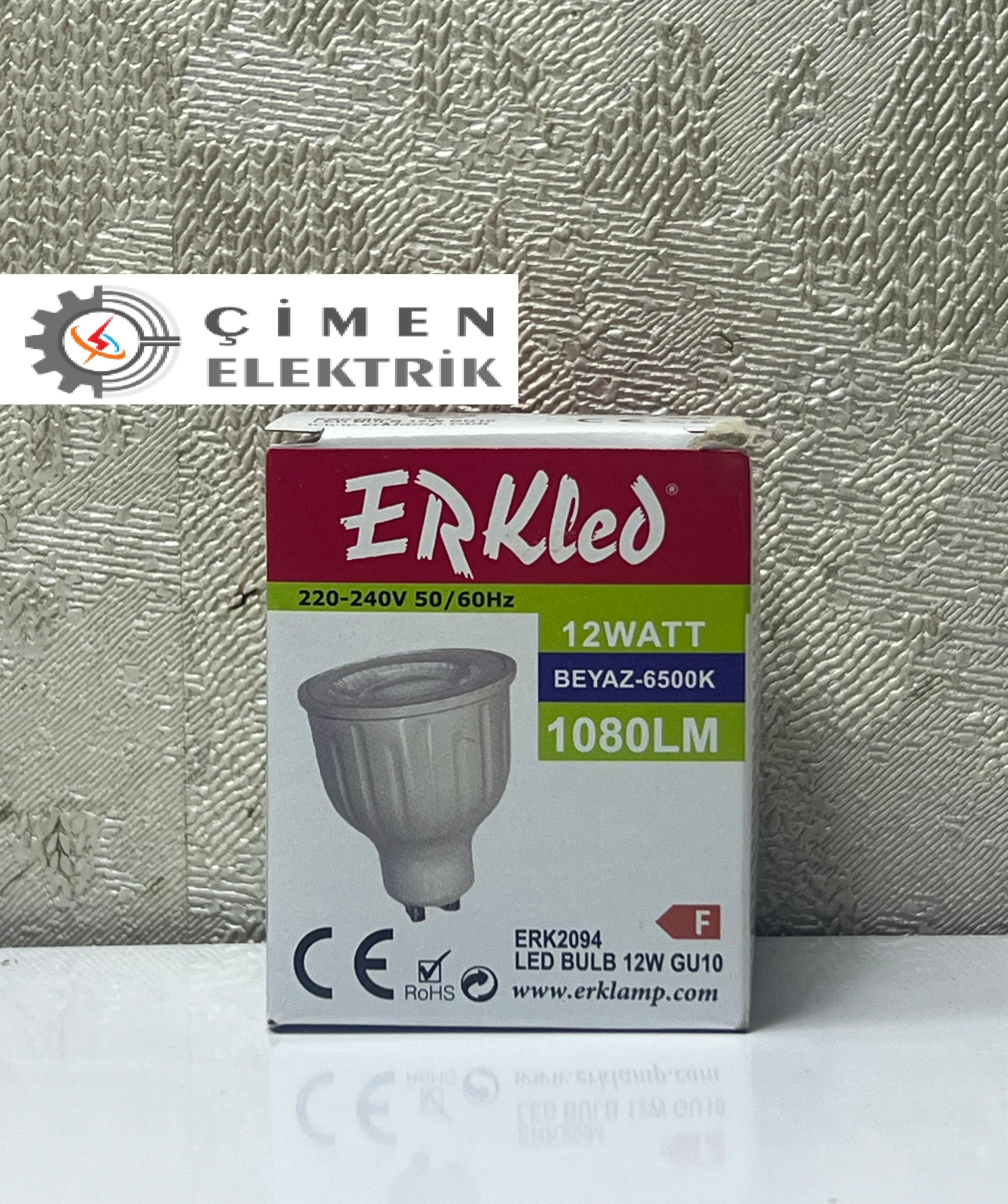 ERKLED ERK 2094 GU10 Lensli Ampül 12W 6500K Beyaz IşıkERKLED ERK 2094 GU10 Lensli Ampül 12W 6500K Beyaz Işık - Yüksek Verimli AydınlatmaLed Çanak AmpullerERKLEDERK2094B-29276