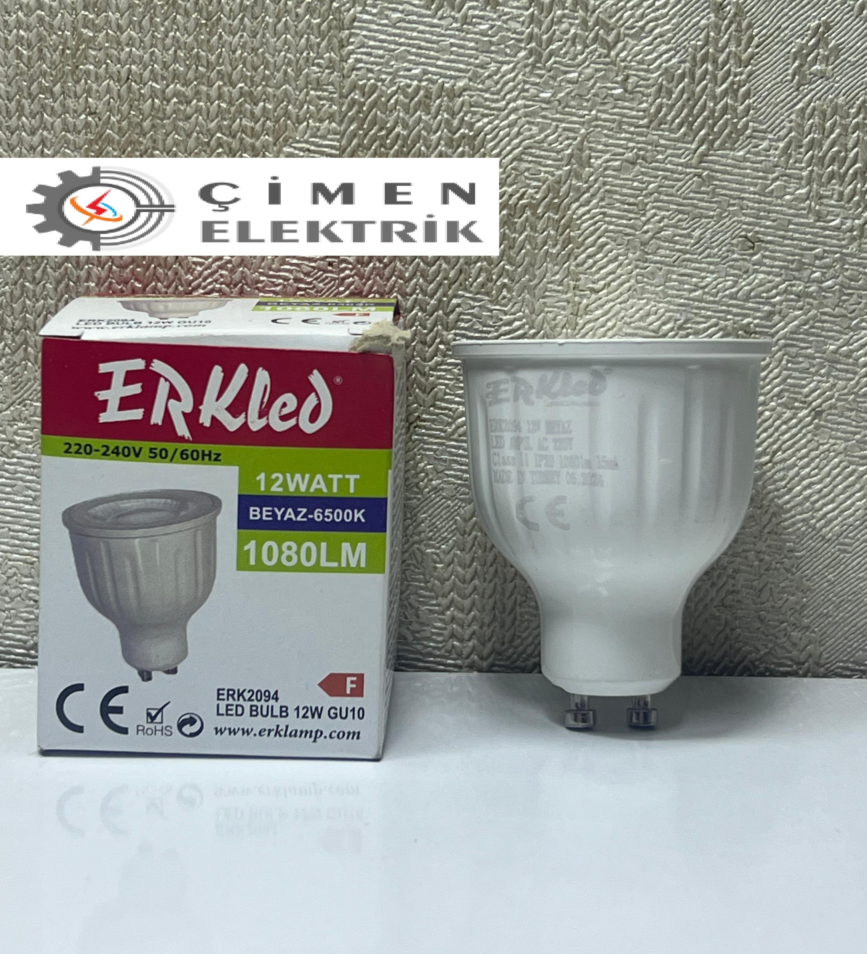 ERKLED ERK 2094 GU10 Lensli Ampül 12W 6500K Beyaz IşıkERKLED ERK 2094 GU10 Lensli Ampül 12W 6500K Beyaz Işık - Yüksek Verimli AydınlatmaLed Çanak AmpullerERKLEDERK2094B-29276