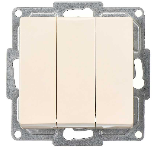 Günsan Visage Krem Üçlü Anahtar Çerçevesiz Günsan Visage Krem Üçlü Anahtar Çerçevesiz Anahtar PrizlerGÜNSAN01281200150160-8728