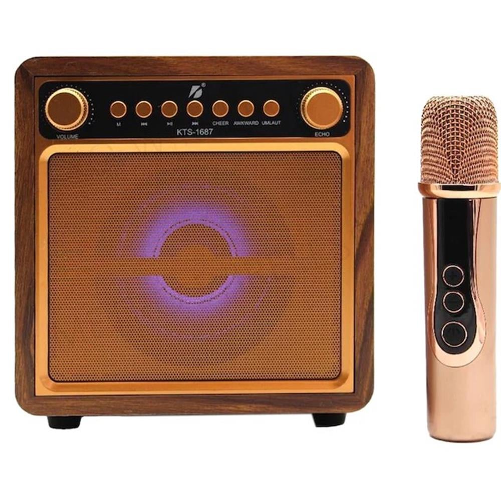 KTS 1687 Radyo Mikrofonlu Karoke ELEKTRONİKKTSKTS-1687 R-25727