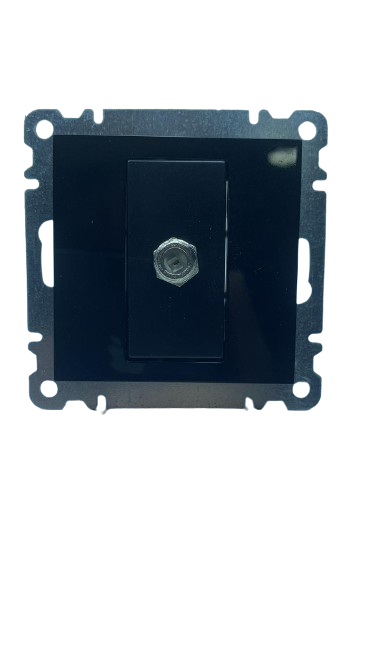 Makel Karea Siyah Tv Prizi F Konnektörlü Modül ÇerçevesizAnahtar Prizlermakel57111280-20818