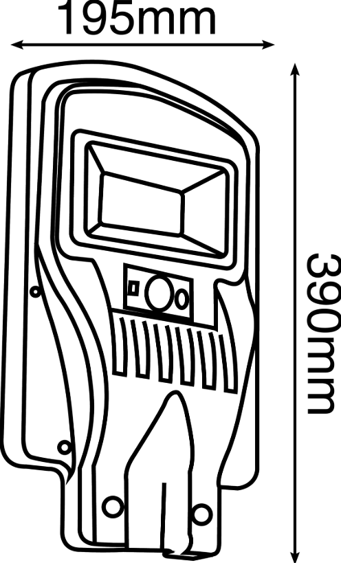 NOAS YL73 0110 S 100W Solar Sokak Armatürü 6500K Beyaz IşıkBahçe ArmatürleriNOASYL73-0110-S-31265