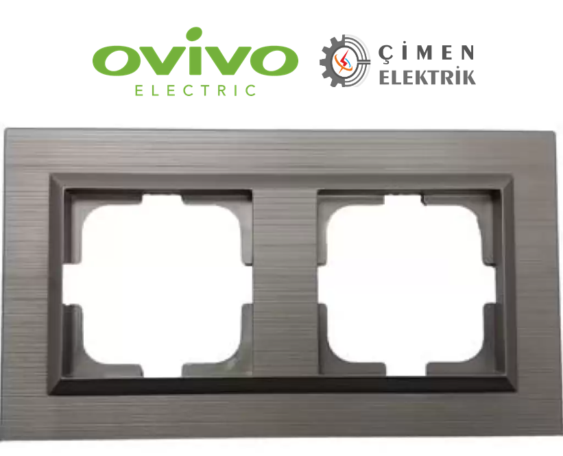 Ovivo Bakır İkili Çerçeve QuantumAnahtar PrizlerOVİVO405-330000-226-27924