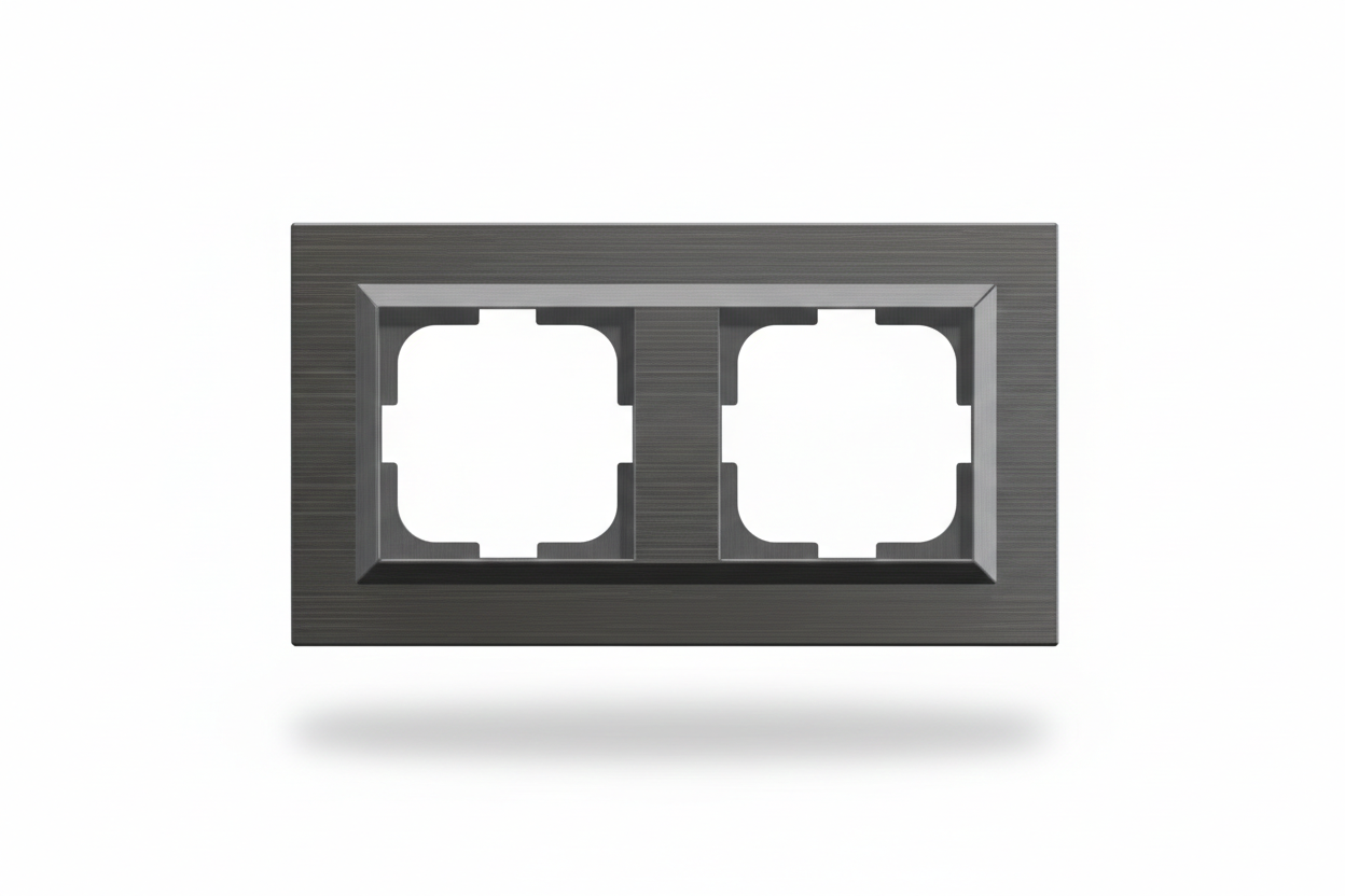 Ovivo Manyatik Gri İkili Çerçeve QuantumOvivo Manyatik Gri İkili Çerçeve Quantum | Modern ve Şık İç Mekan ÇerçevesiAnahtar PrizlerOVİVO405-310000-226-26393