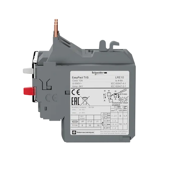 Schneider 4-6A Termik Röle LRE10Termik RölelerSCHNEİDERSCH-LRE10-24327