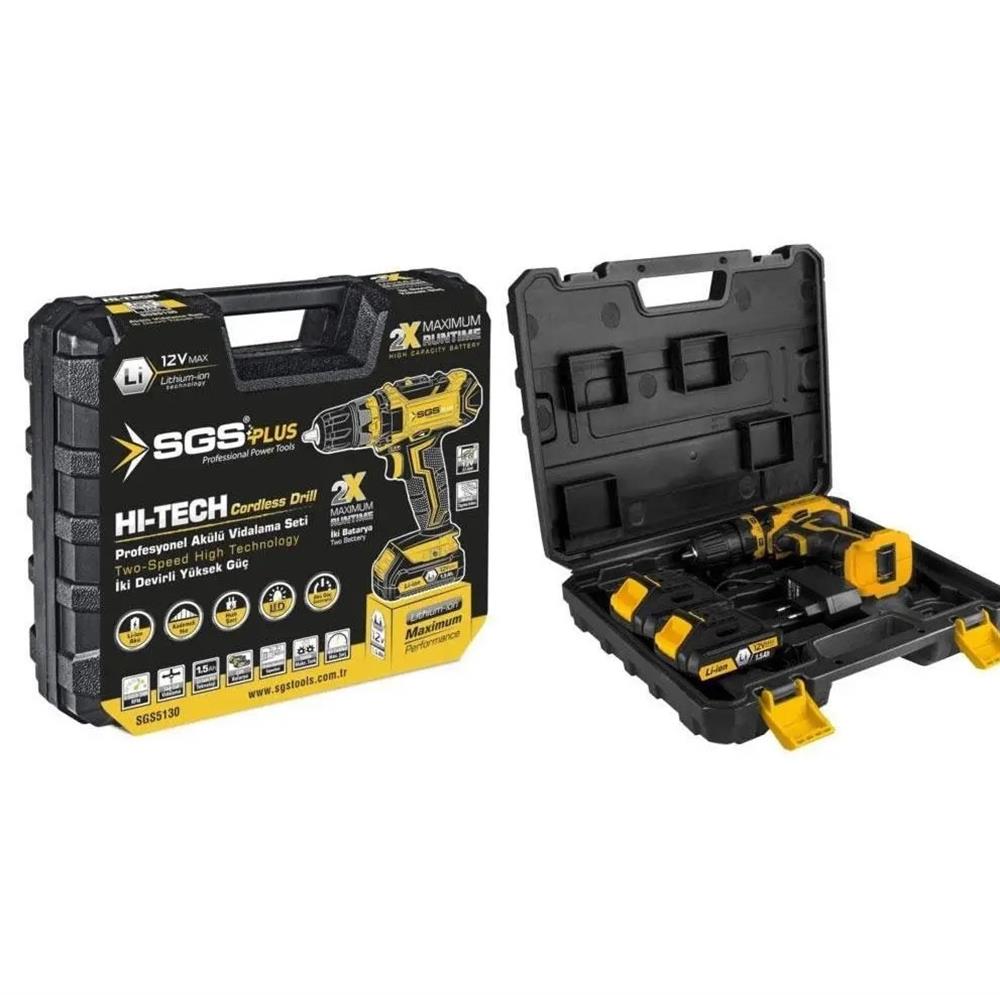 SGS 5131 Şarjlı Akülü Matkap 12 Volt 1,5AhMatkap ÇeşitleriSGSSGS-5131-24417
