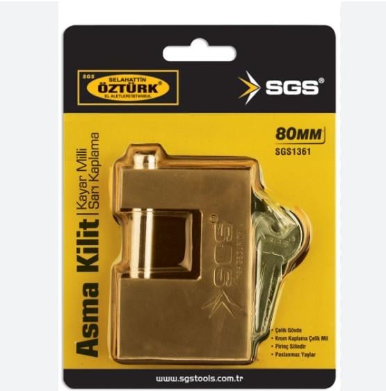  SGS 1360 Kayar Milli Asma Kilit Sarı Pense & Tornavida ÇeşitleriSGSSGS-1360 KAYAR MİLLİ-26155