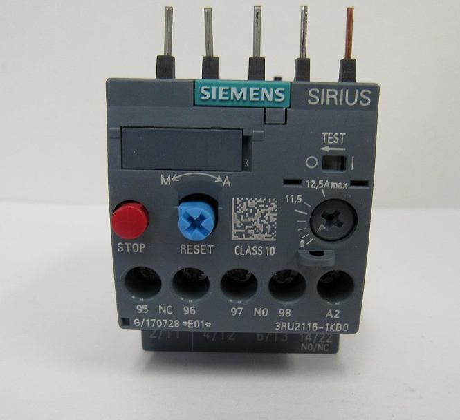 Siemens 4,5-6,3A Termik Röle Geçmeli Tip 3RU2116-1GB0Termik RölelerSIEMENS3RU2116-1GB0-24337