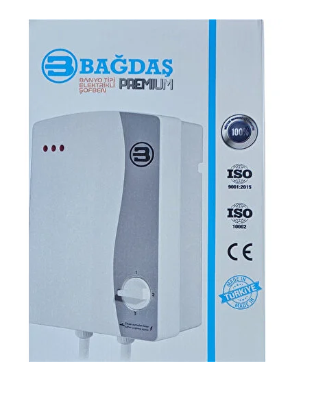 Bağdaş Elektrikli Ani Su Isıtıcısı Şofben 7500W Elektrikli Şofben ve UfoŞOFBENŞOFBEN BAĞDAŞ-25527