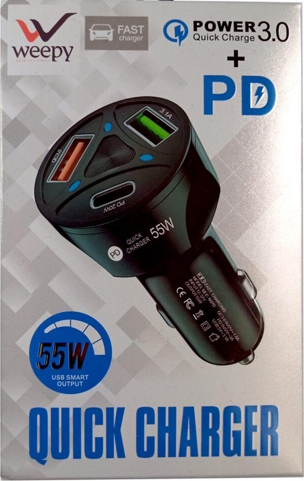 WPY 55W Weepy Araç İçi ÇakmaklıkELEKTRONİKWeepyWPY-55W-25718