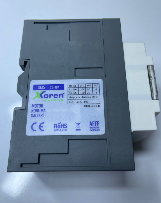 XKOREN 25-40A 50kA 400V 18.5kW Motor Koruma Şalteri XMS80K-25-40En Uygun XKOREN 25-40A 50kA 400V 18.5kW Motor Koruma Şalteri XMS80K-25-40 - Çimen ElektrikMotor Koruma ŞalterleriXKORENXMS80K-25-40-27807