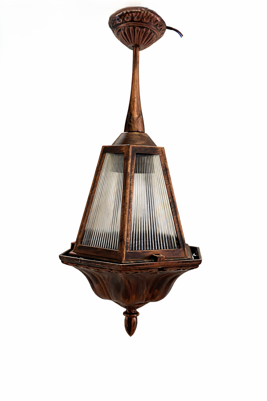 Zerpa Altıgen Sarkıt Armatür Bakır Renk E27 Duy 2862Bahçe ArmatürleriZERPA2862-25995