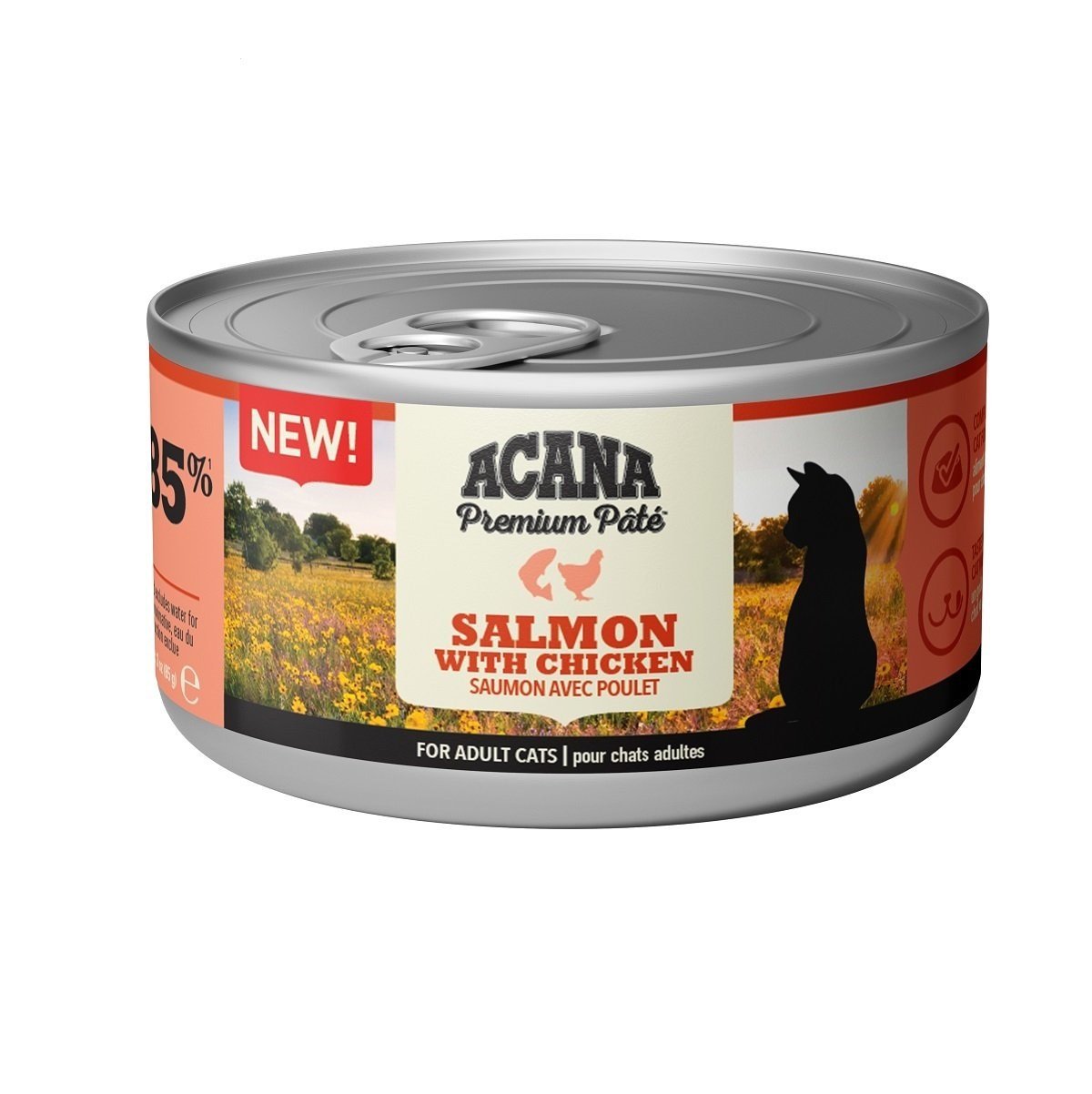Acana Premium Pate Somon Balıklı ve Tavuklu Kedi Konservesi  85 gr