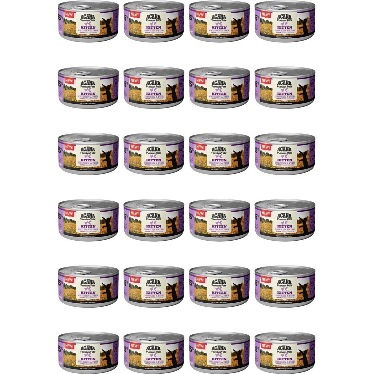 Acana Premium Pate Tavuklu ve Balıklı Yavru Kedi Konservesi  85 gr x 24 adet