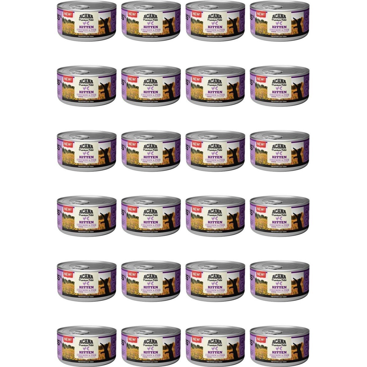 Acana Premium Pate Tavuklu ve Balıklı Yavru Kedi Konservesi  85 gr x 24 adet