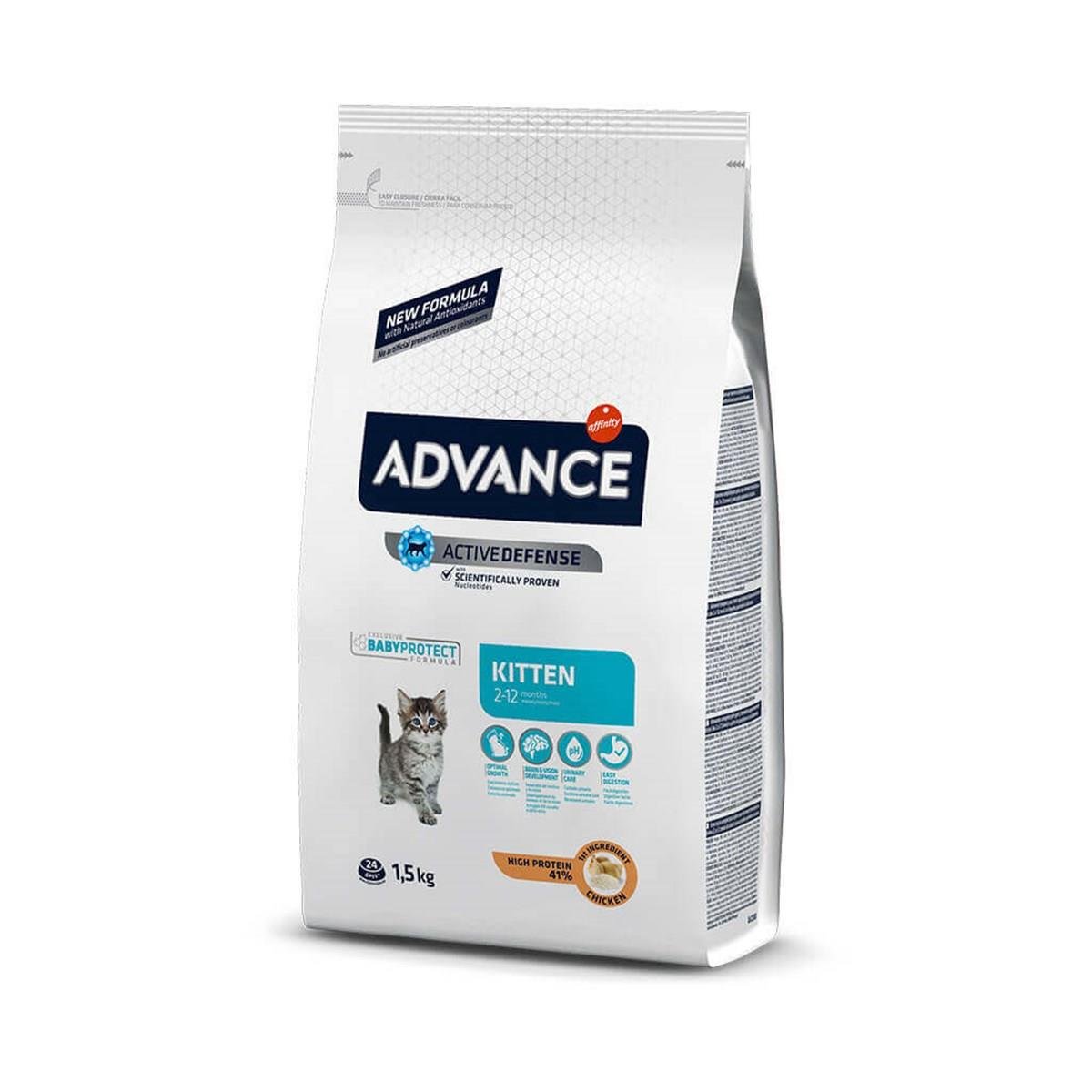 Advance Kitten Tavuklu Yavru Kedi Maması 1,5 Kg