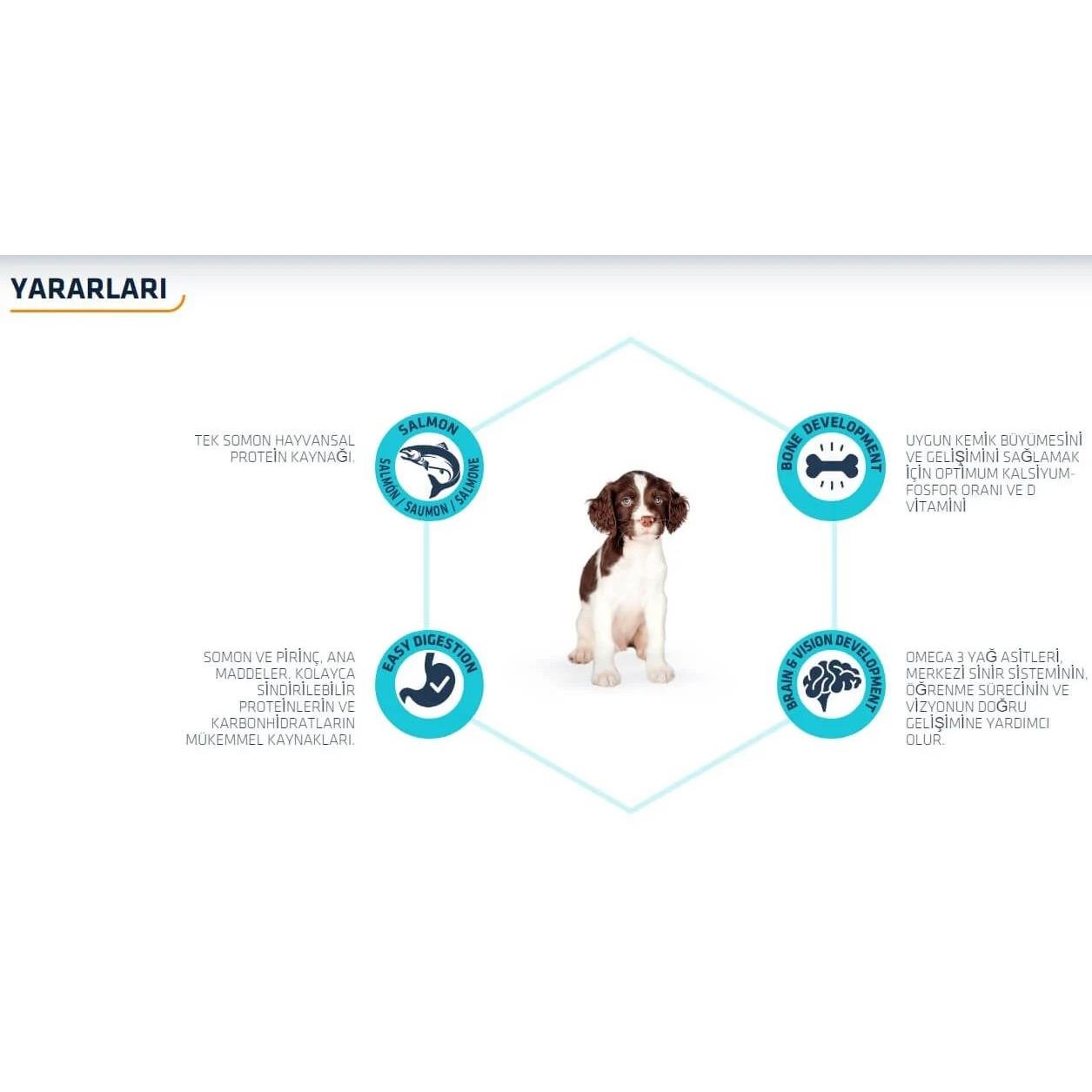 Advance Sensitive Somonlu Hassas Yavru Köpek Maması 3 Kg
