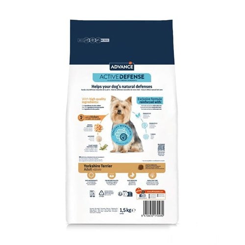 Advance Yorkshire Terrier Tavuklu Köpek Maması 1,5 Kg