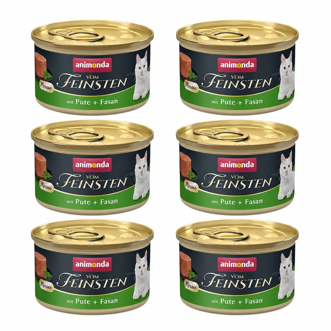Animonda Vom Feinsten Hindili ve Sülünlü Yetişkin Kedi Konservesi 85 gr (6 Adet)