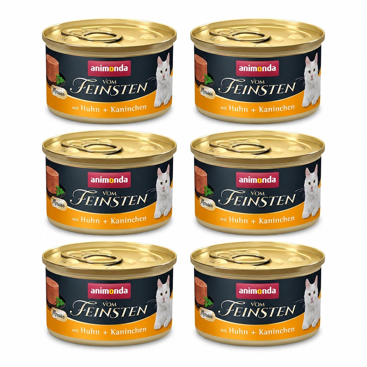 Animonda Vom Feinsten Tavuklu ve Tavşanlı Yetişkin Kedi Konservesi 85gr (6 Adet)