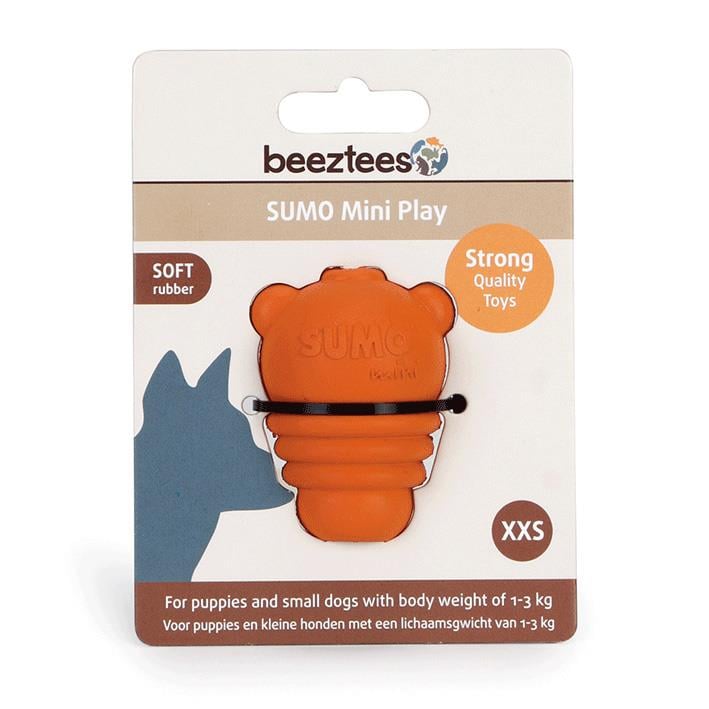 Beeztees Sumo Play Ödül Konulabilen Sert Kauçuk Köpek Oyuncağı S (Turuncu)