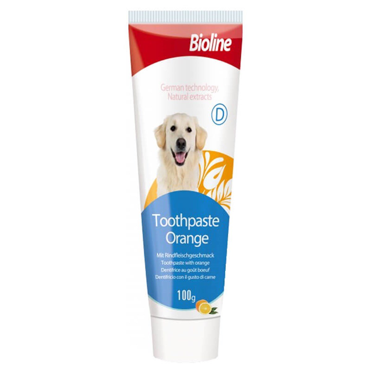 Bioline Portakal Aromalı Köpek Diş Macunu  100 gr