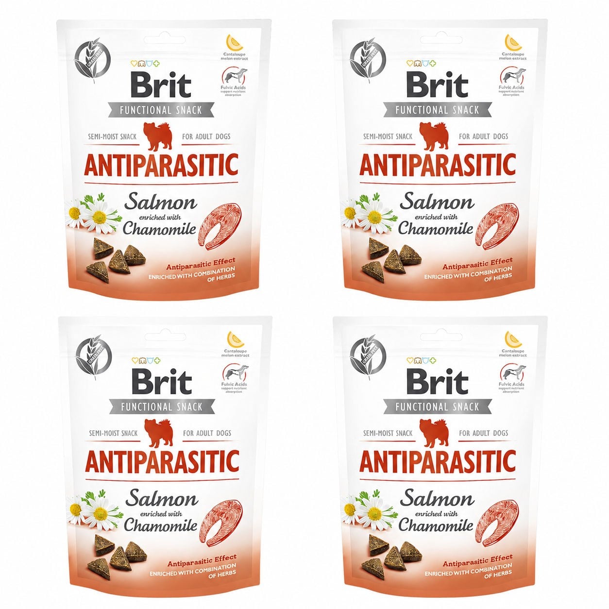 Brit Care Antiparasitic Papatyalı Ve Somonlu Tahılsız Köpek Ödülü 150 g (4 Adet)