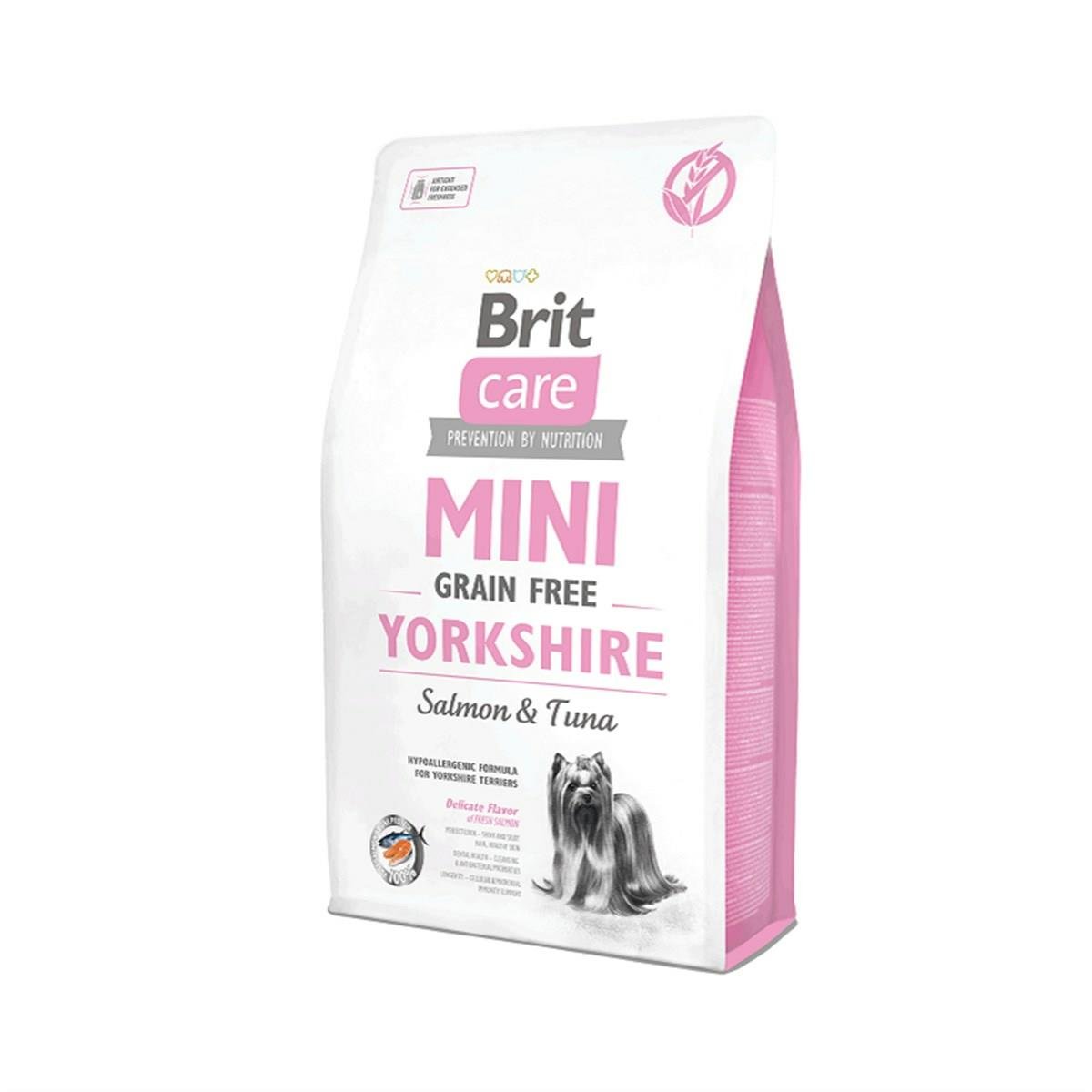 Brit Care Mini Yorkshire Terrier Somonlu Ve Ton Balıklı Tahılsız Köpek Maması 2 Kg