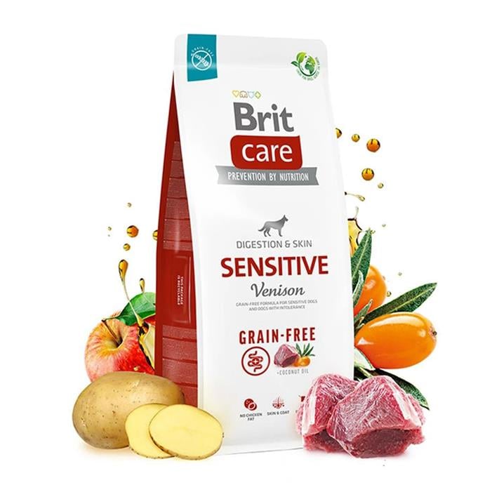Brit Care Sensitive Hypo Alerjenik Geyik Etli Tahılsız Köpek Maması 3 Kg