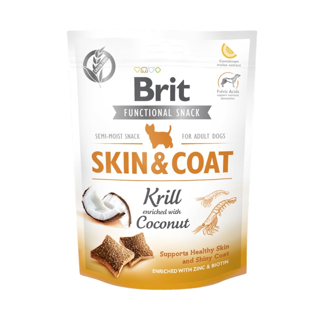 Brit Care Skin & Coat Karides Ve Hindistan Cevizli Köpek Ödülü 150 g