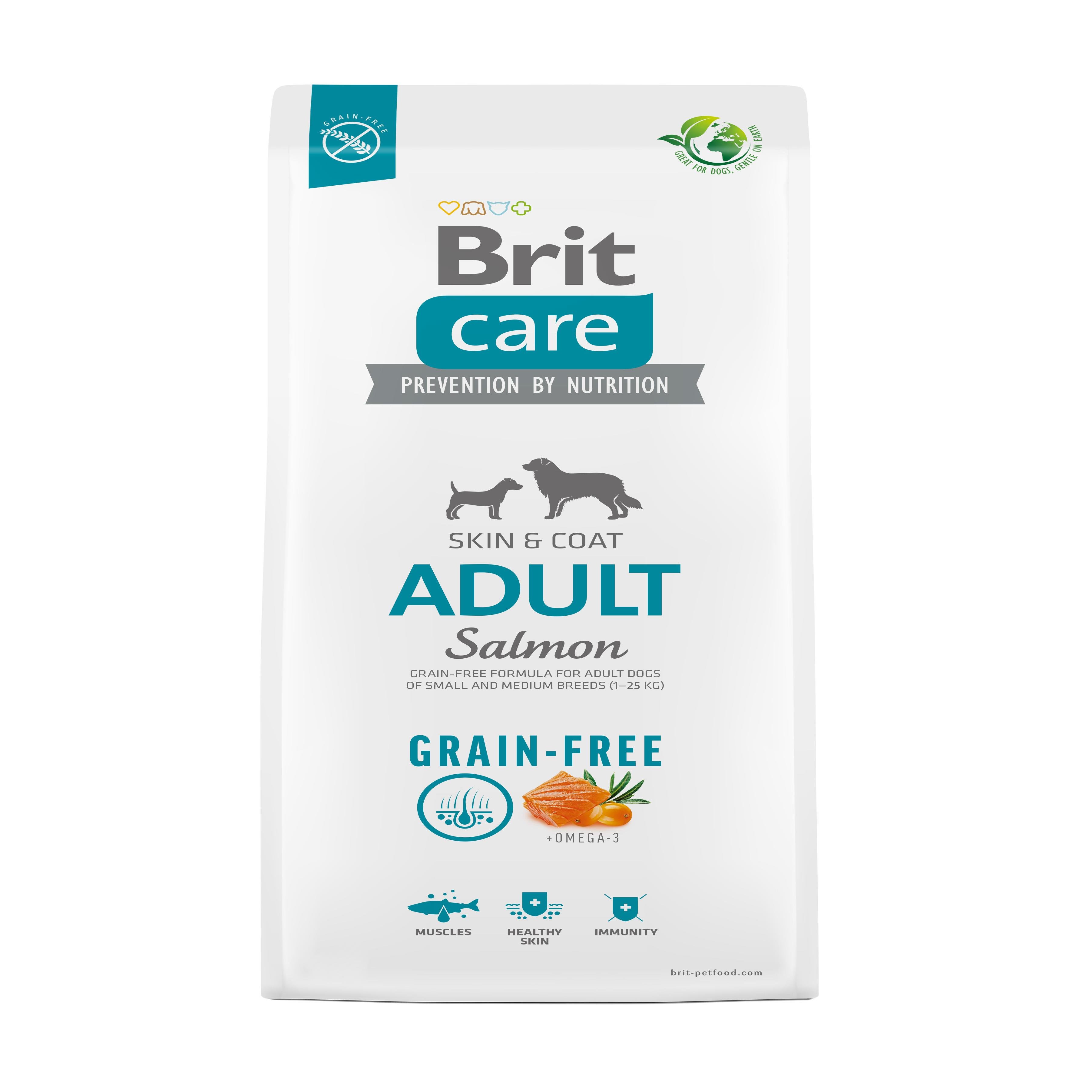 Brit Care Tüy Ve Deri Sağlığını Destekleyen Somonlu Tahılsız Köpek Maması 3 Kg