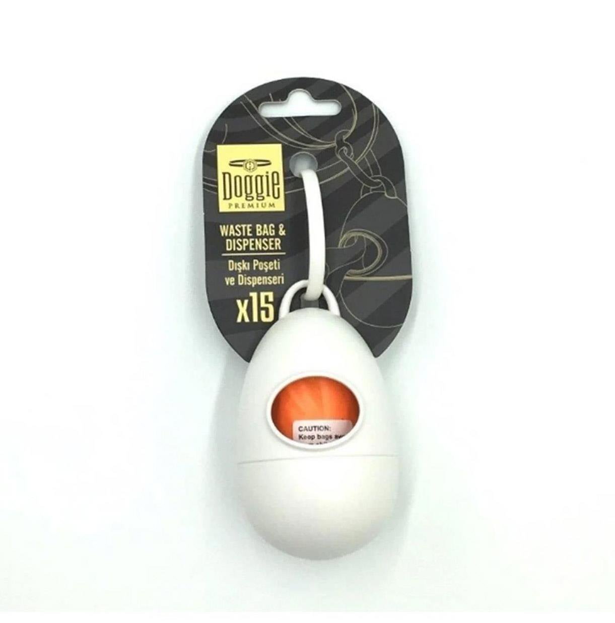 Doggie Beyaz Dışkı Poşeti Çantası Ve Dışkı Toplama Poşeti 5 x 7 Cm
