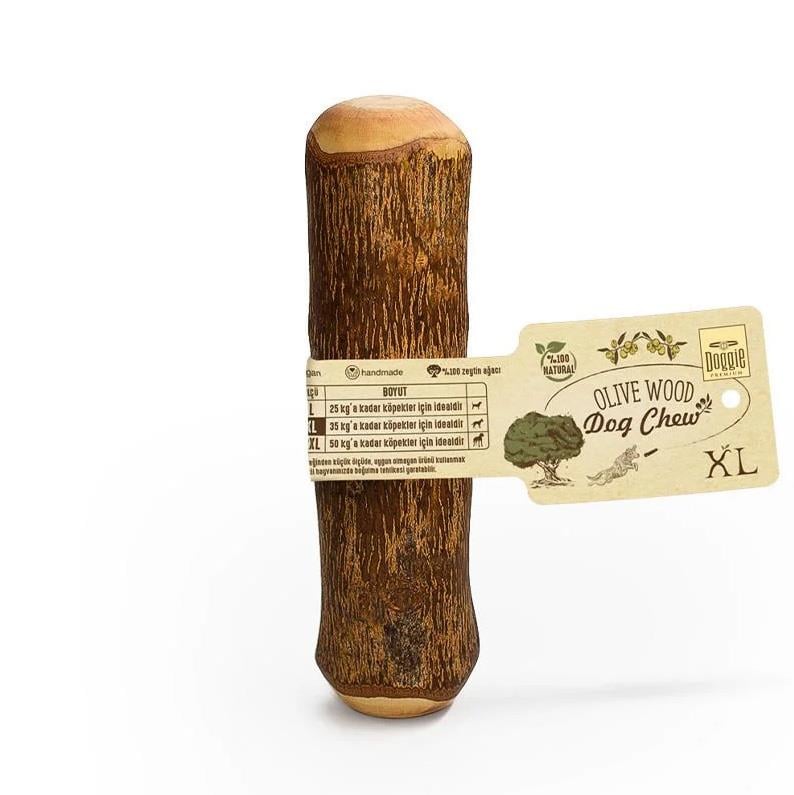 Doggie Doğal Zeytin Ağacı Çiğnenebilen Köpek Oyuncağı  XL