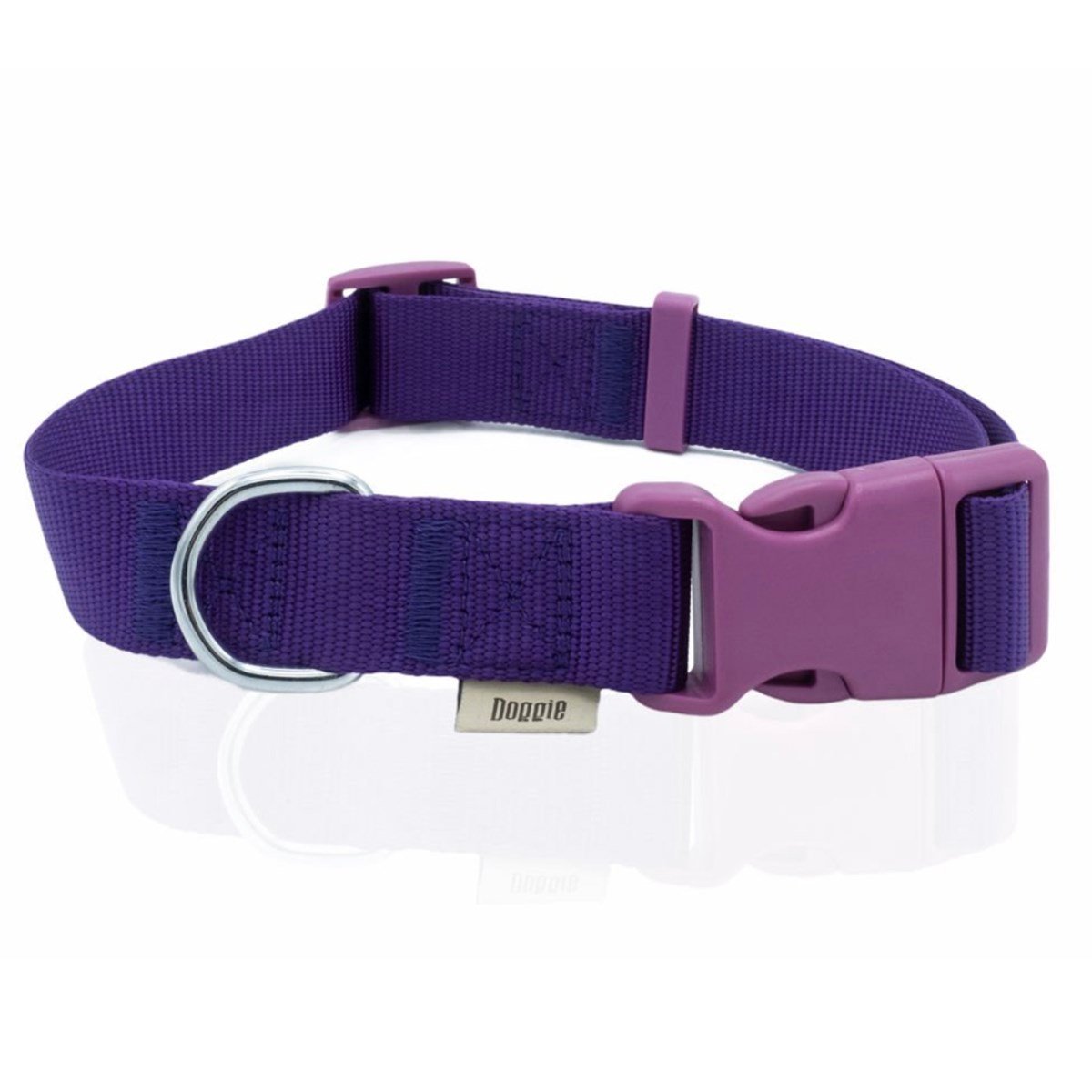 Doggie El Yapımı Dokuma Köpek Boyun Tasması  2 x 30 cm (Mor)
