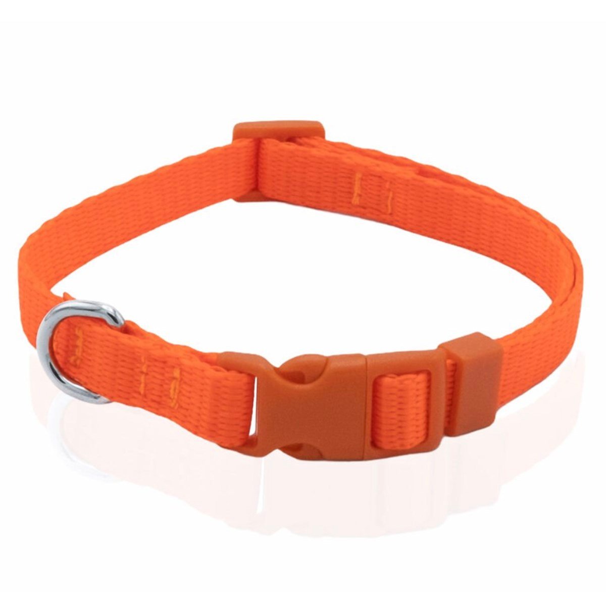 Doggie El Yapımı Dokuma Köpek Boyun Tasması  3 x 45 cm (Turuncu)