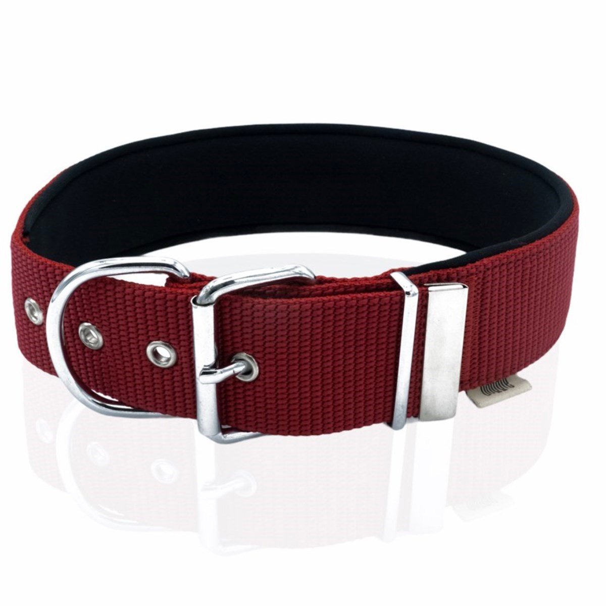 Doggie Konfor El Yapımı Dokuma Köpek Boyun Tasması  4 x 47 cm (Kırmızı)