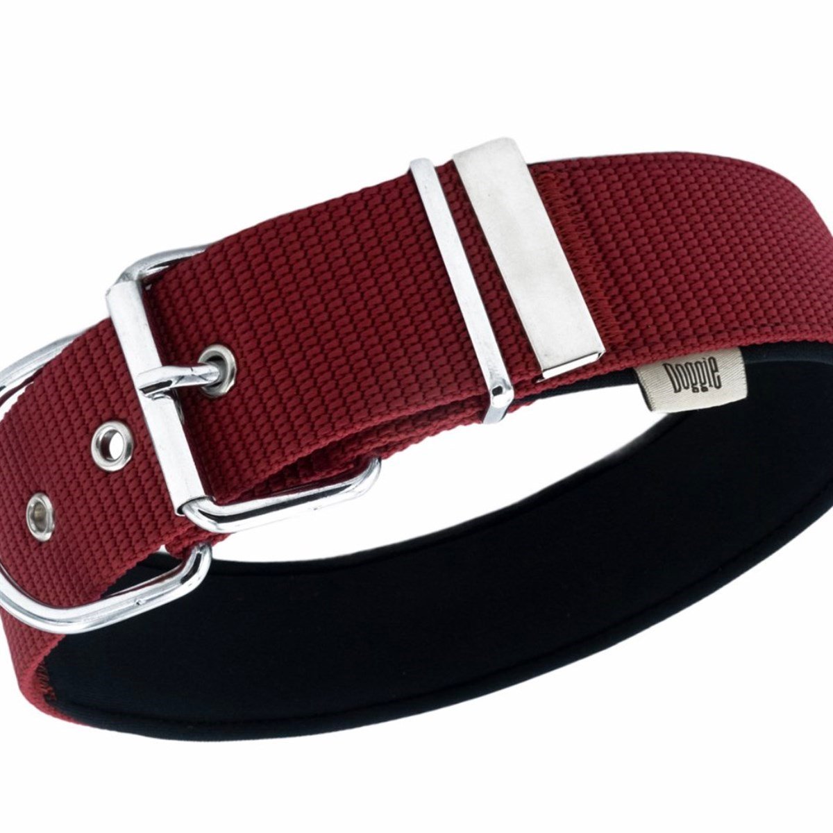 Doggie Konfor El Yapımı Dokuma Köpek Boyun Tasması  4 x 47 cm (Kırmızı)