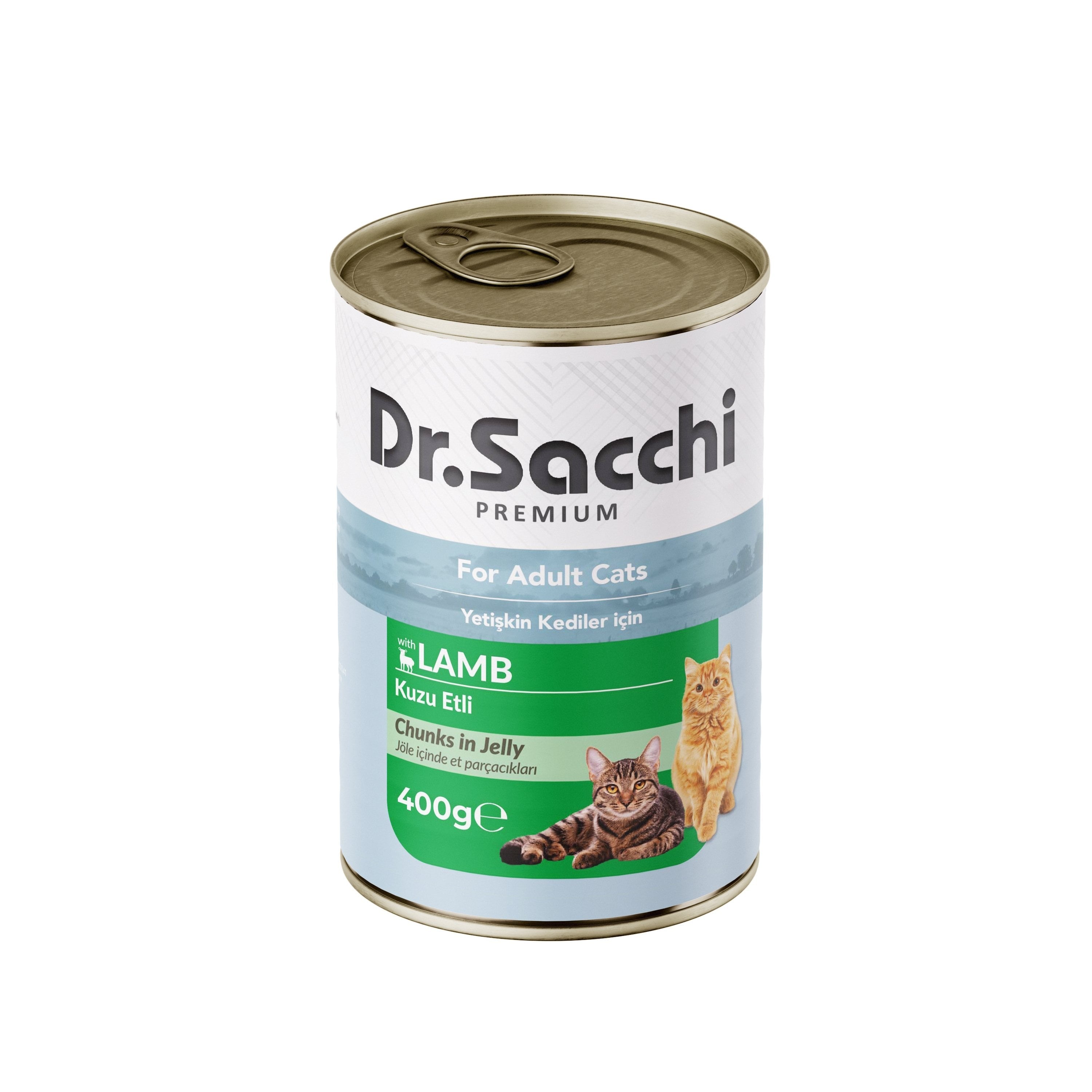Dr. Sacchi Delicious Kuzulu Yetişkin Kedi Konservesi 400 g