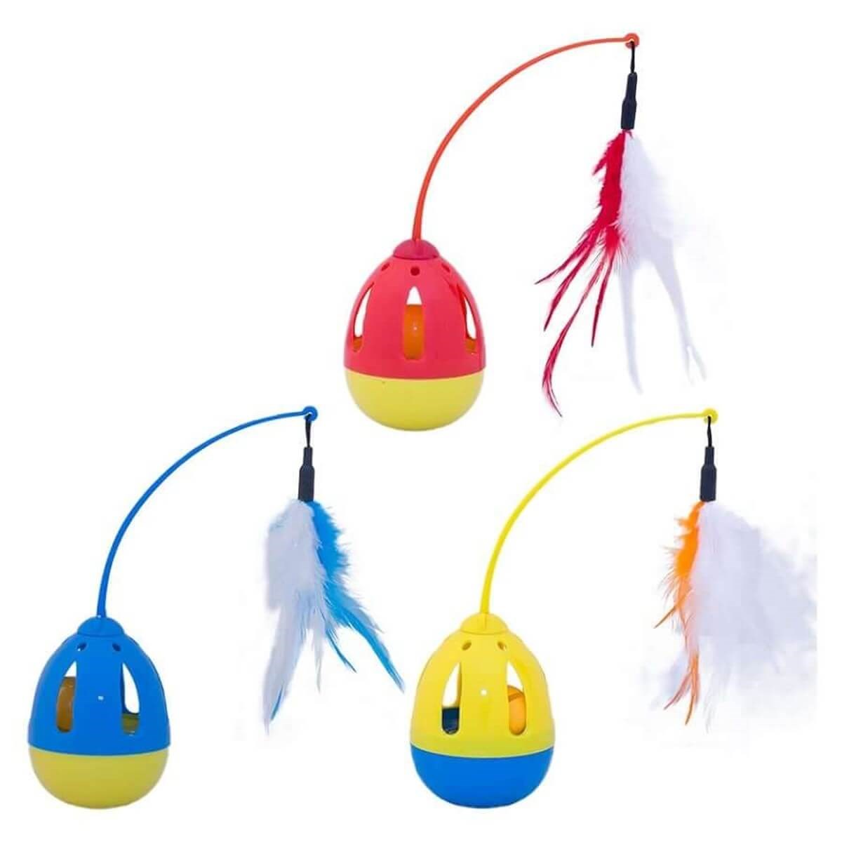 Eastland Tüylü Hacıyatmaz Kedi Oyuncağı  27 cm