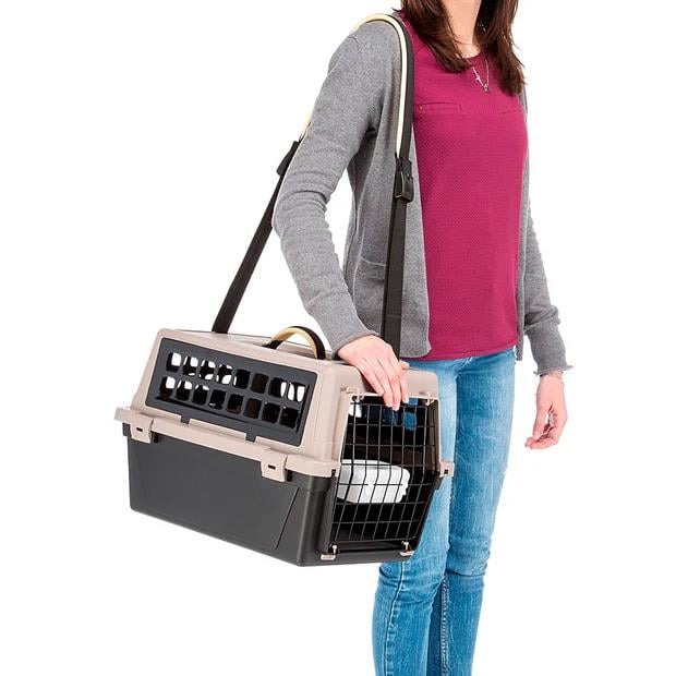 Ferplast Atlas 20 Trendy Plus Köpek Taşıma Çantası 58 x 37 x 32 (Siyah)