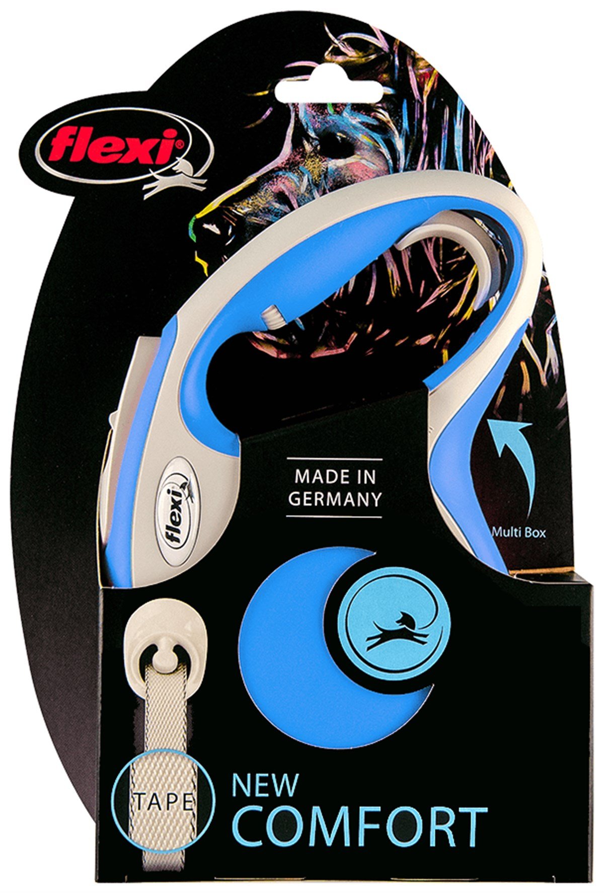 Flexi New Comfort 3 Mt Şerit Otomatik Tasma XS Mavi 