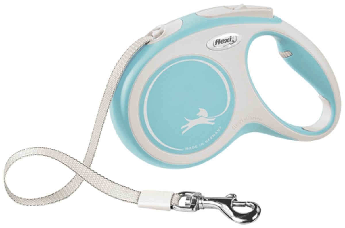 Flexi New Comfort 5 Mt Şerit Otomatik Köpek Tasması Small Açık Mavi