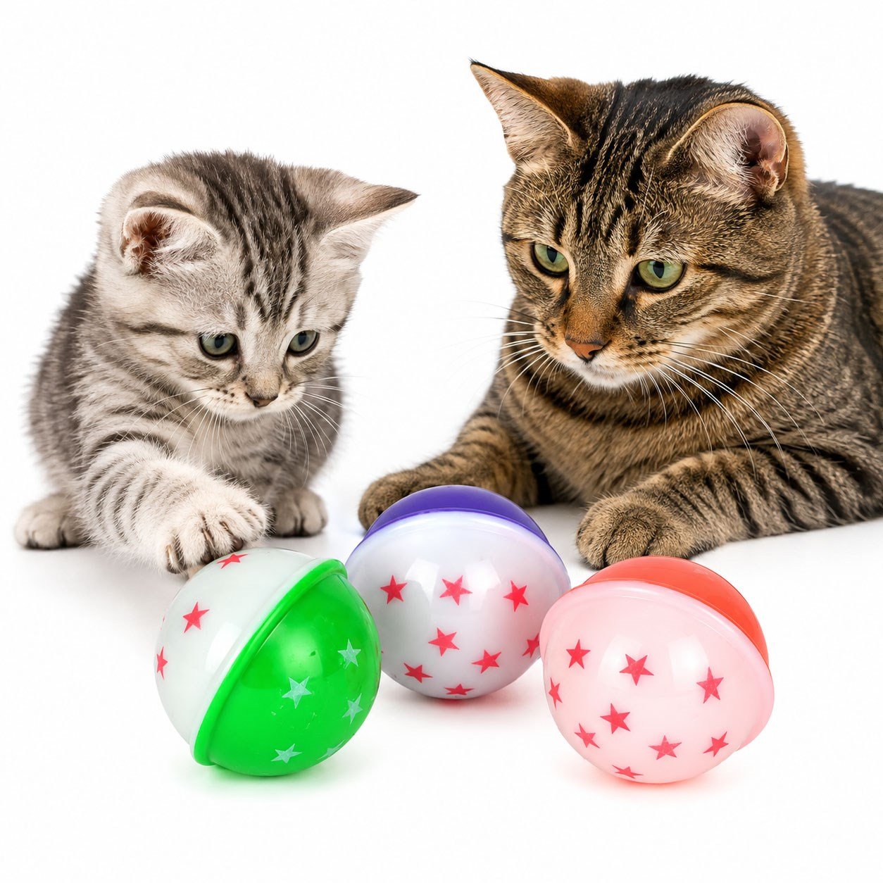 Flip Pet Zilli Top Kedi Oyuncağı (3 Adet)