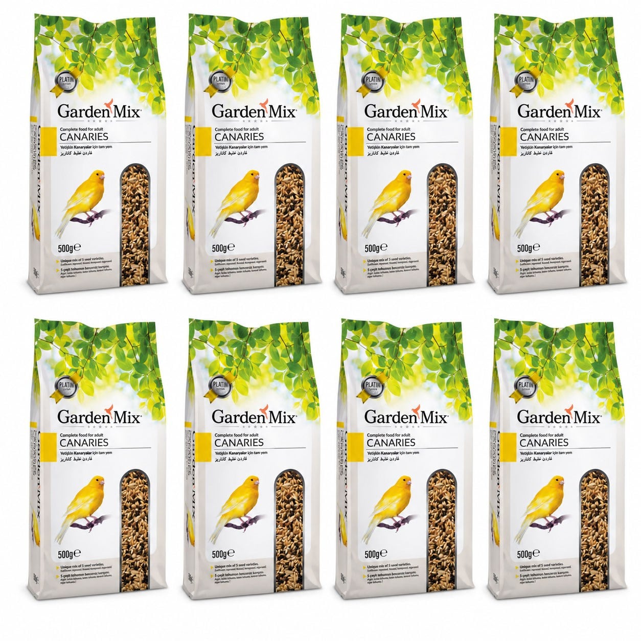 Garden Mix Platin Kanarya Yemi 500 g (8 Adet)