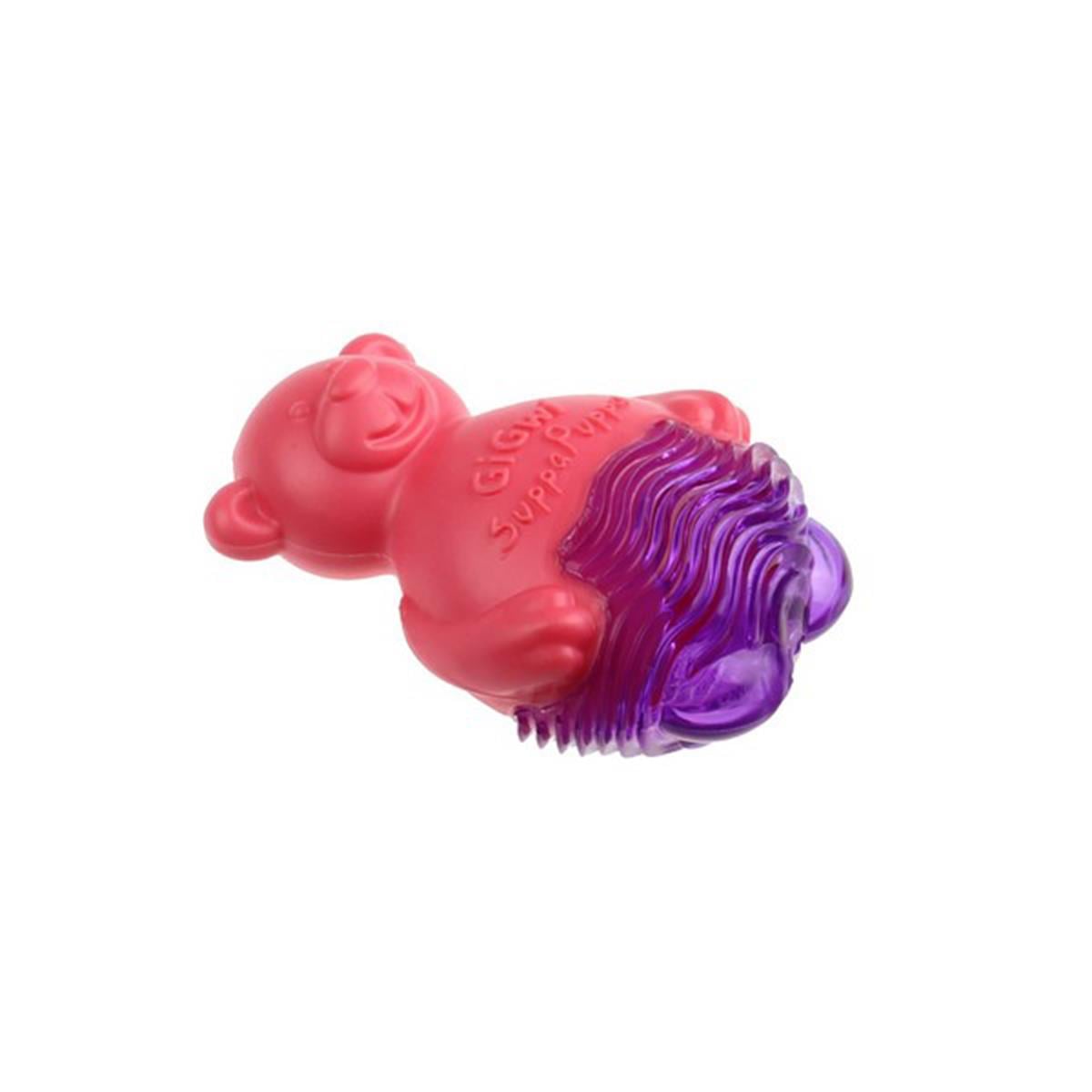 Gigwi Suppa Puppa Ayı Yavru Köpek Oyuncağı (XS) Pembe Mor