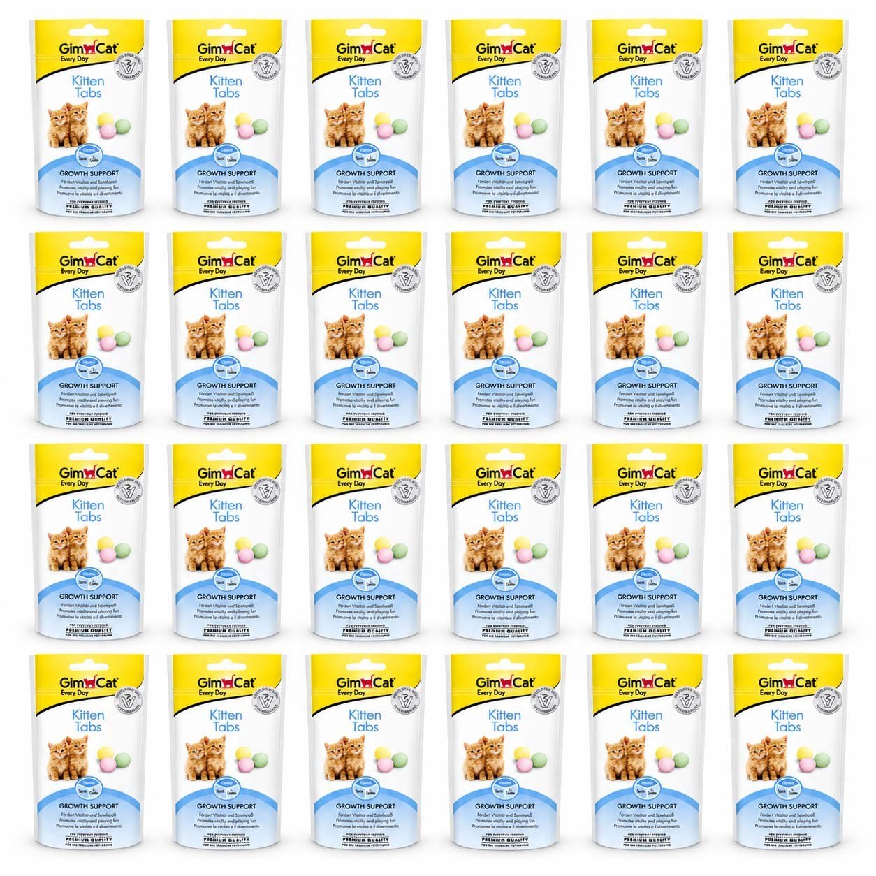 GimCat Kitten Tabs Taurinli Yavru Kedi Ödülü 40 g (24 Adet)