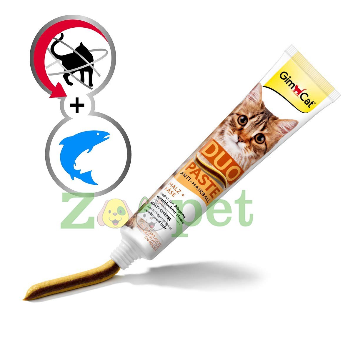 GimCat Multi-Vitamin Duo Paste Balık + 12 Vitaminli 50 gr