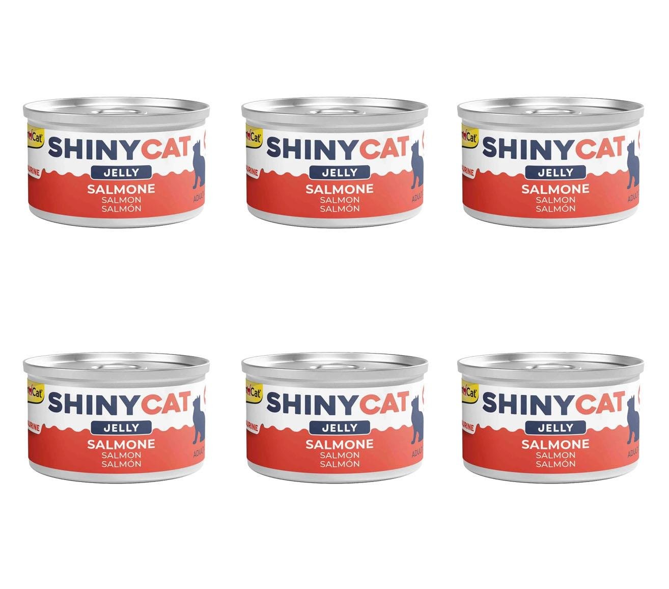 GimCat Shinycat Somonlu Konserve Kedi Maması 70 Gr (6 Adet)